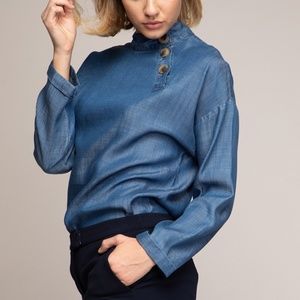 NEW Dark Denim Blouses